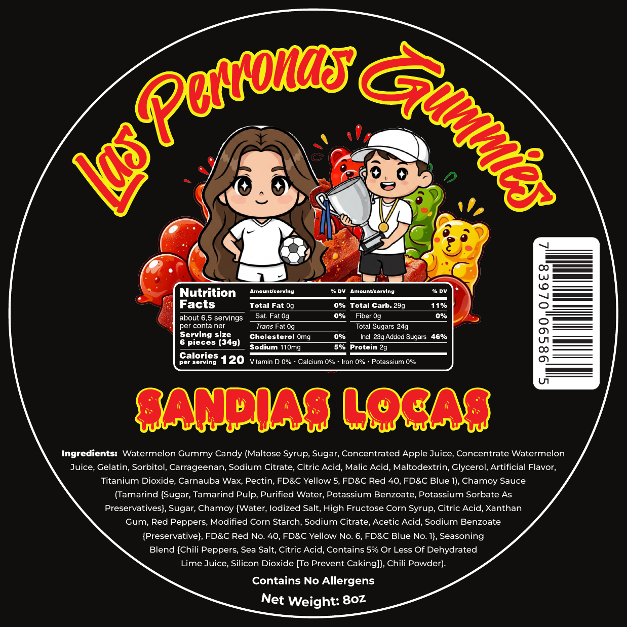 Sandias Locas — Watermelon slices with serious heat